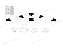 Load image into Gallery viewer, Structural Design Timber Truss Brackets for 8x8 Posts, 8" Timber Truss Bracket