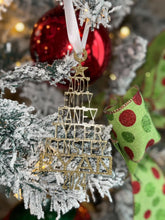 Load image into Gallery viewer, Custom Family Names Christmas Tree Ornament: Personalized Acrylic Keepsake
