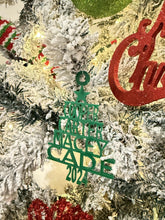 Load image into Gallery viewer, Custom Family Names Christmas Tree Ornament: Personalized Acrylic Keepsake