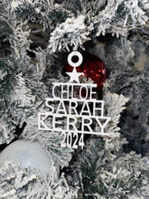 Load image into Gallery viewer, Custom Family Names Christmas Tree Ornament: Personalized Acrylic Keepsake