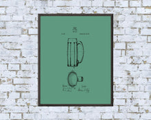 Load image into Gallery viewer, Beer Mug Patent Art Print: Vintage Blueprint Decor (Digital Download)