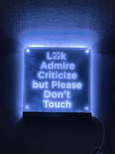 Load image into Gallery viewer, Car Show 'Do Not Touch' LED Sign: 7-Color USB Light