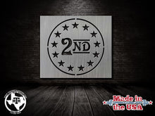 Load image into Gallery viewer, Betsy Ross 13 Star Stencil: Steel or Aluminum, 2nd Amendment