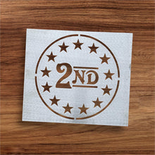 Load image into Gallery viewer, Betsy Ross 13 Star Stencil: Steel or Aluminum, 2nd Amendment