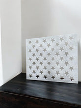 Load image into Gallery viewer, Steel Star Stencil: American Flag Woodworking, Sizes Up to 6ft