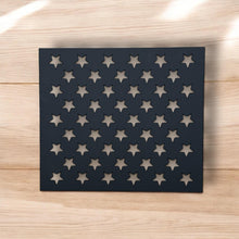 Load image into Gallery viewer, Steel Star Stencil: American Flag Woodworking, Sizes Up to 6ft