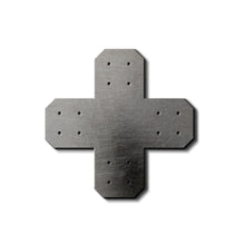 Load image into Gallery viewer, 8" Chamfered Steel X Bracket: Pergola Post Support