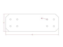Load image into Gallery viewer, Chamfered 8" Steel Pergola Bracket: Heavy-Duty Truss Plate