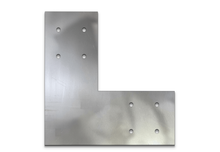 Load image into Gallery viewer, Structural Design L Bracket for 4x4 Post, 4x4 L Support Bracket, 4x4 Steel Bracket, 4 inch Post Bracket, 4x4 L Bracket, Truss Plate