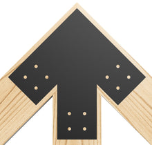 Load image into Gallery viewer, 6x6 Structural Design Timber Truss Brackets for 6x6 Posts, 6" Timber Truss Brackets, 6x6 Fan Bracket