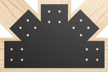 Load image into Gallery viewer, Structural Design Timber Truss Brackets for 8x8 Posts, 8" Timber Truss Bracket