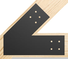 Load image into Gallery viewer, 6x6 Structural Design Timber Truss Brackets for 6x6 Posts, 6" Timber Truss Brackets, 6x6 Fan Bracket