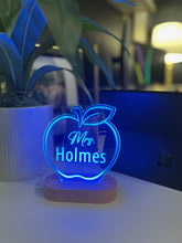 Load image into Gallery viewer, Personalized Teacher Desk Sign - Custom Name Plate - Classroom Decor - Back to School Gift - Teacher Appreciation - Custom Teacher Gift