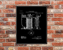 Load image into Gallery viewer, Apparatus for Treating Whiskey Patent Print - Digital Download - 7 Different Backgrounds Included