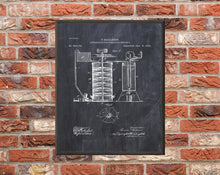 Load image into Gallery viewer, Apparatus for Treating Whiskey Patent Print - Digital Download - 7 Different Backgrounds Included