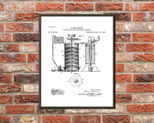 Load image into Gallery viewer, Apparatus for Treating Whiskey Patent Print - Digital Download - 7 Different Backgrounds Included