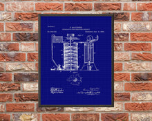Load image into Gallery viewer, Apparatus for Treating Whiskey Patent Print - Digital Download - 7 Different Backgrounds Included