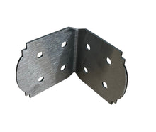Load image into Gallery viewer, 90 Degree Decorative Design Angle Bracket for 4x4 Wood Post, 4x4 Angle Bracket, Pergola Bracket, Angle Support Bracket, 4 Inch Bracket