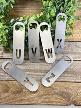 Load image into Gallery viewer, Personalized Last Name Letter Bartender Style Bottle Openers