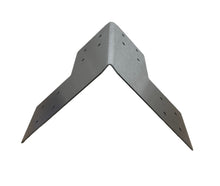 Load image into Gallery viewer, Structural Design Corner Bracket for 6x6 Post, 6x6 Corner Support Bracket, 6x6 Steel Bracket, 6 inch Post Bracket, 6x6 Corner Bracket