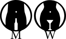 Load image into Gallery viewer, Restroom Sign Bathroom Sign Men Women MW 2