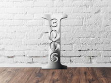 Load image into Gallery viewer, Personalized Metal Address Sign, Last Name Letter Address Sign, Custom Last Name Address Plaque, Metal Letter Sign Front Porch, Outdoor Sign