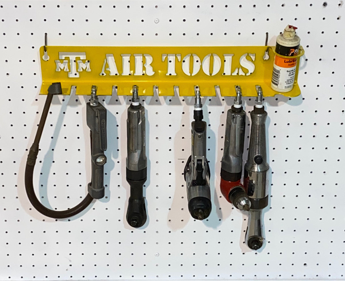 Air Tool Holder Rack With Oil Holder Air Tool Organizer Customizab