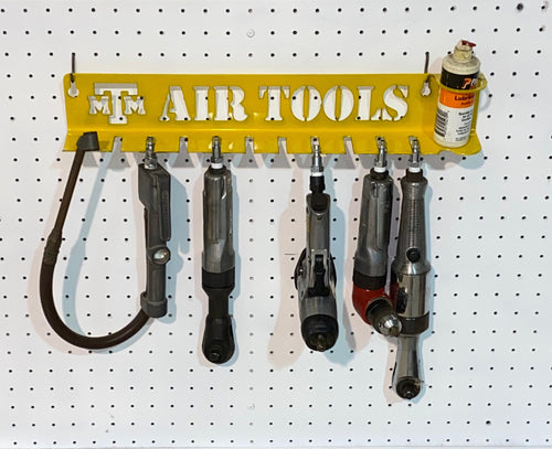 Air Tool Holder Rack With Oil Holder | Air Tool Organizer | Customizable