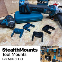 Load image into Gallery viewer, Stealth Mounts Tool Mounts for Makita Tools - Makita Tool Mount | Makita Tool Holder | Makita LXT Tool Mount