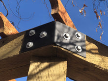 Load image into Gallery viewer, 12 Piece Hexagon Pergola Bracket Set for 6 x 6 Posts - Heavy Duty Pergola Brackets Made In the USA!