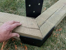 Load image into Gallery viewer, 12 Piece Hexagon Pergola Bracket Set for 6 x 6 Posts - Heavy Duty Pergola Brackets Made In the USA!
