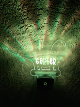 Load image into Gallery viewer, Personalized LED Brachiosaurus Dinosaur Night Light | 7 Color Changing | Plug in Night Light | Name Light | Children's Light | Room Light