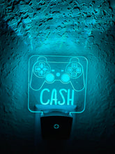 Load image into Gallery viewer, Personalized LED Playstation 4 PS4 Controller Night Light | 7 Color Changing | Night Light | Name Light | Children's Light | Room Light