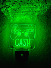 Load image into Gallery viewer, Personalized LED Playstation 4 PS4 Controller Night Light | 7 Color Changing | Night Light | Name Light | Children's Light | Room Light
