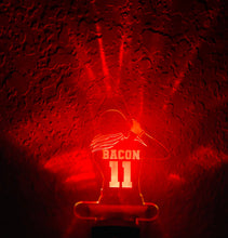 Load image into Gallery viewer, Personalized LED Softball Batter Night Light | 7 Color Changing | Plug in Night Light | Name Light | Children's Night Light | Kids Light