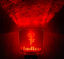 Load image into Gallery viewer, Personalized LED Ballerina Night Light | 7 Color Changing | Plug in Night Light | Name Light | Children's Night Light | Kids Room Light