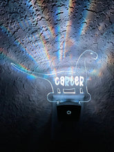 Load image into Gallery viewer, Personalized LED Brachiosaurus Dinosaur Night Light | 7 Color Changing | Plug in Night Light | Name Light | Children's Light | Room Light