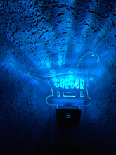 Load image into Gallery viewer, Personalized LED Brachiosaurus Dinosaur Night Light | 7 Color Changing | Plug in Night Light | Name Light | Children's Light | Room Light