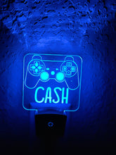 Load image into Gallery viewer, Personalized LED Playstation 4 PS4 Controller Night Light | 7 Color Changing | Night Light | Name Light | Children's Light | Room Light