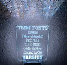 Load image into Gallery viewer, Personalized LED Baseball Batter Night Light | 7 Color Changing | Plug in Night Light | Name Light | Children's Night Light | Kids Light