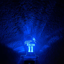 Load image into Gallery viewer, Personalized LED Softball Batter Night Light | 7 Color Changing | Plug in Night Light | Name Light | Children's Night Light | Kids Light