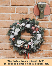 Load image into Gallery viewer, Brick Hook Clips - for Hanging Pictures, Metal Brick Hangers | Brick Fireplace Hooks for hanging decorations with out drilling into brick