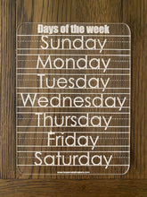 Load image into Gallery viewer, Customizable Children Acrylic Learning Boards | Dry Erase Learning Board | Reusable Personalized Boards | Preschool | Education Supplies