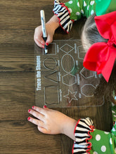 Load image into Gallery viewer, Dry Erase Letter Number and Name Tracing Board | Washable Writing Board | Learning Board | Name Practice Board | ABC Tracing Board