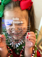 Load image into Gallery viewer, Customizable Children Acrylic Learning Boards | Dry Erase Learning Board | Reusable Personalized Boards | Preschool | Education Supplies