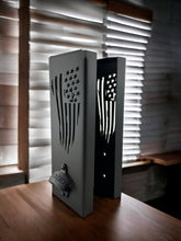 Load image into Gallery viewer, Tattered Flag Can Kooler Holder with Bottle Opener