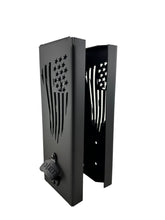 Load image into Gallery viewer, Tattered Flag Can Kooler Holder with Bottle Opener