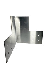 Load image into Gallery viewer, Stainless Steel Structural Design Corner Bracket for 6x6 Post, 6x6 Stainless Steel Corner Support Bracket, 6x6 Stainless Corner Bracket