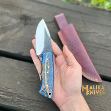 Load image into Gallery viewer, Custom handmade D2 Steel Skinner Knife - Designed Durability-0022