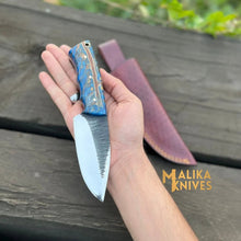 Load image into Gallery viewer, Custom handmade D2 Steel Skinner Knife - Designed Durability-0022